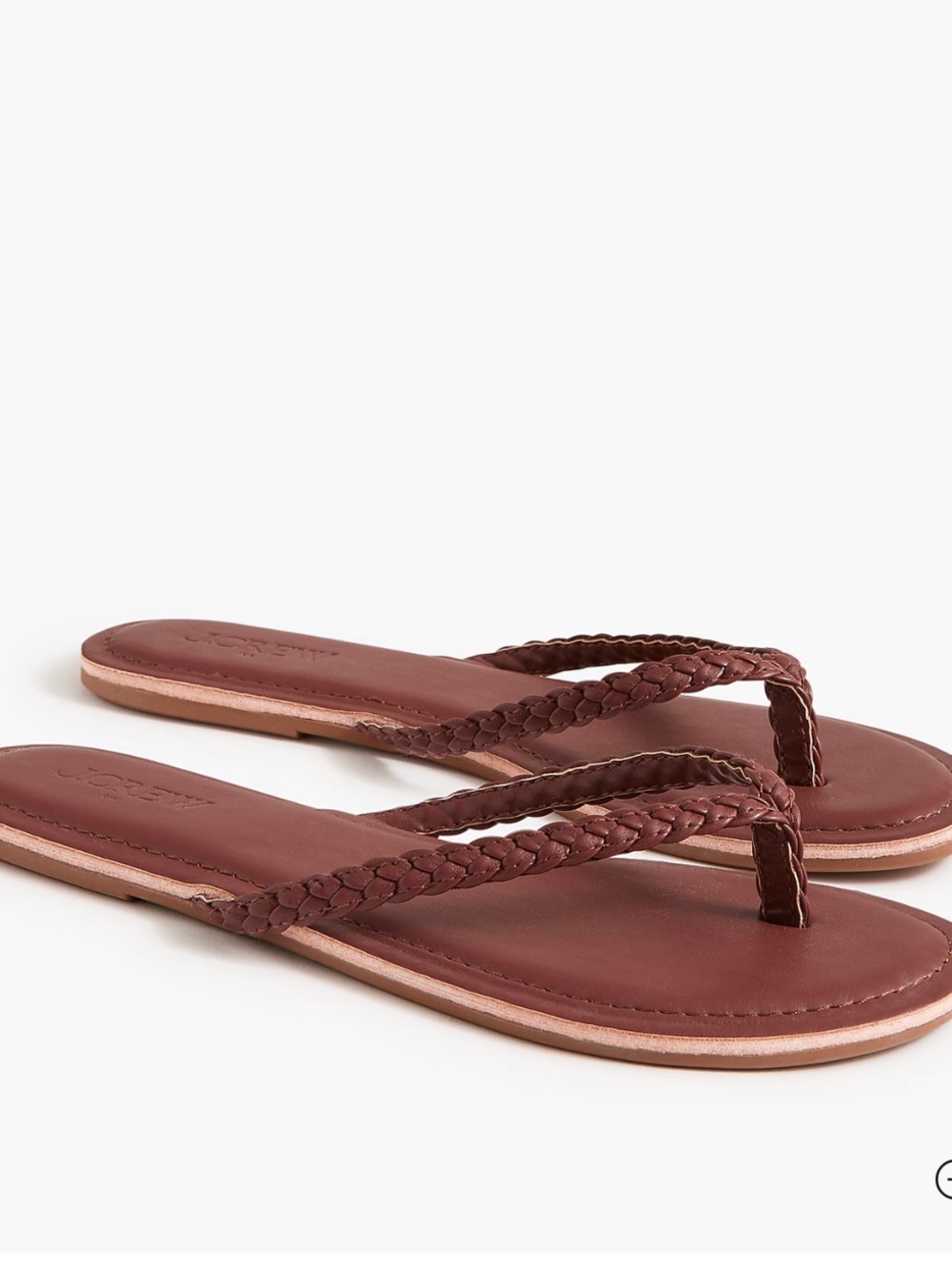 J.Crew  Braided Flip Flop